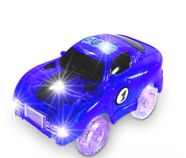 Glow Tracks Blue LED Race Car - USA Toyz