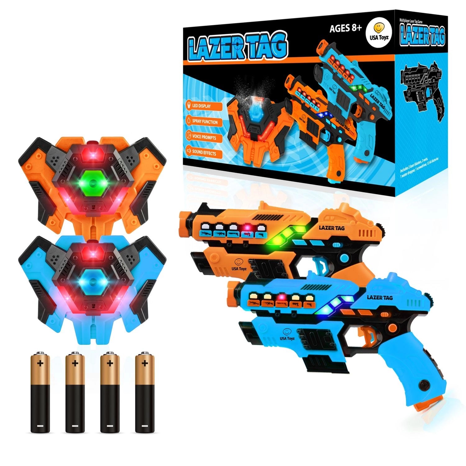 Laser Tag 2 Pack (Rechargeable) — USA Toyz