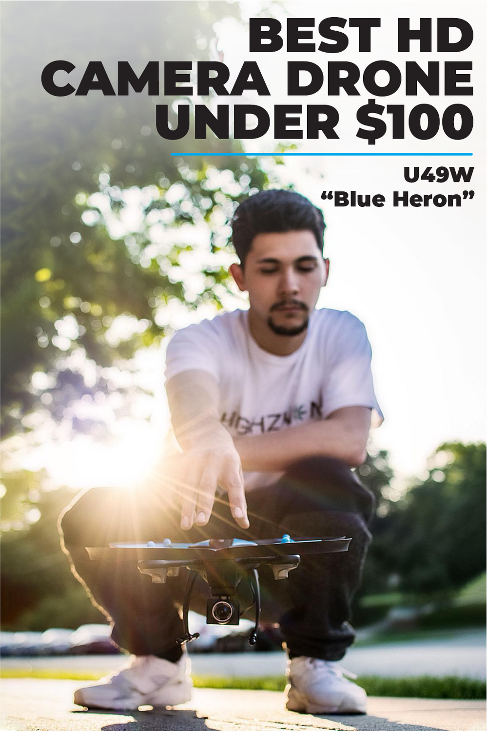 Best HD Camera Drone Under 200 U49W Blue Heron — USA Toyz