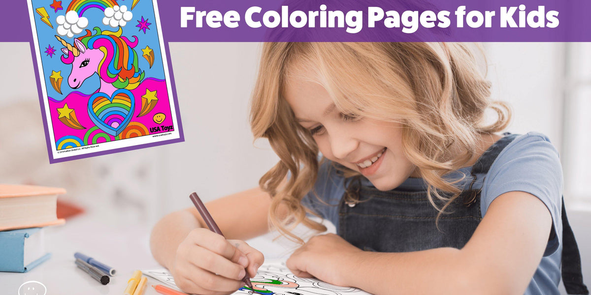 Fun Activities And Free Coloring Pages For Kids — Usa Toyz