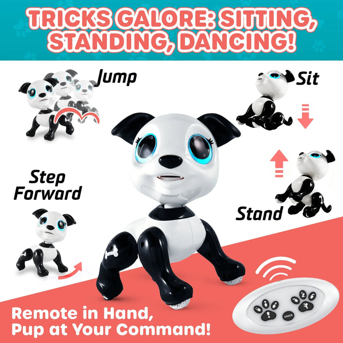 USA Toyz Robo Pets Puppy Toy - Black