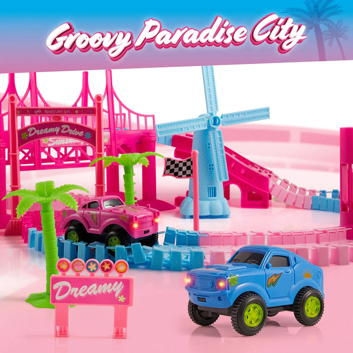 USA Toyz Pink Paradise Adventure Tracks 225 Piece