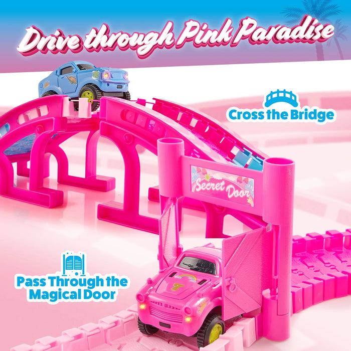 USA Toyz Pink Paradise Adventure Tracks 225 Piece