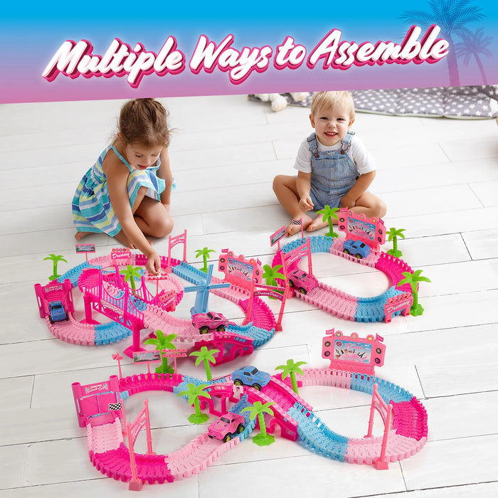 USA Toyz Pink Paradise Adventure Tracks 225 Piece