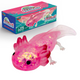 Power Your Fun Axolotl Stress Toy - Glitter Pink