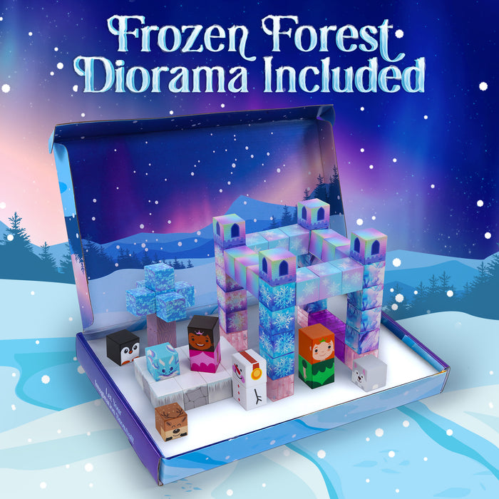 USA Toyz Blocchi Frosted Fairytale Magnetic Building Blocks Set Of 84pc