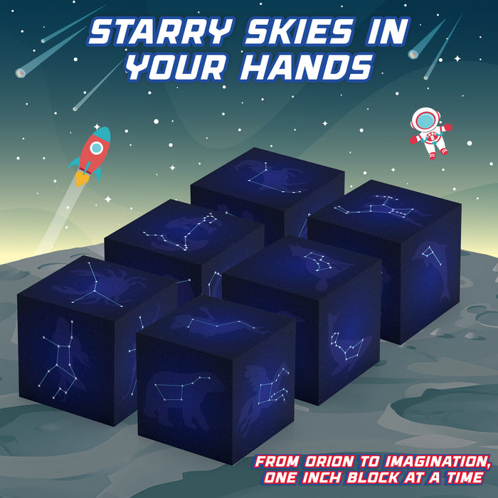 USA Toyz Blocchi Space Squad Magnetic Block Set 84 units