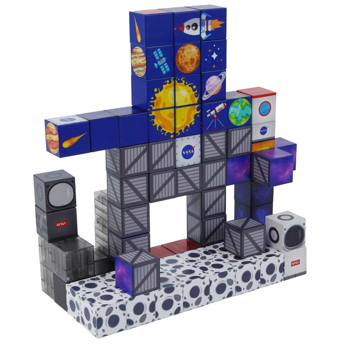 USA Toyz Blocchi Space Squad Magnetic Block Set 84 units