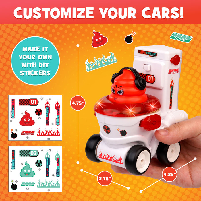 Force1 Flush Fighters Bumper Cars 2pk