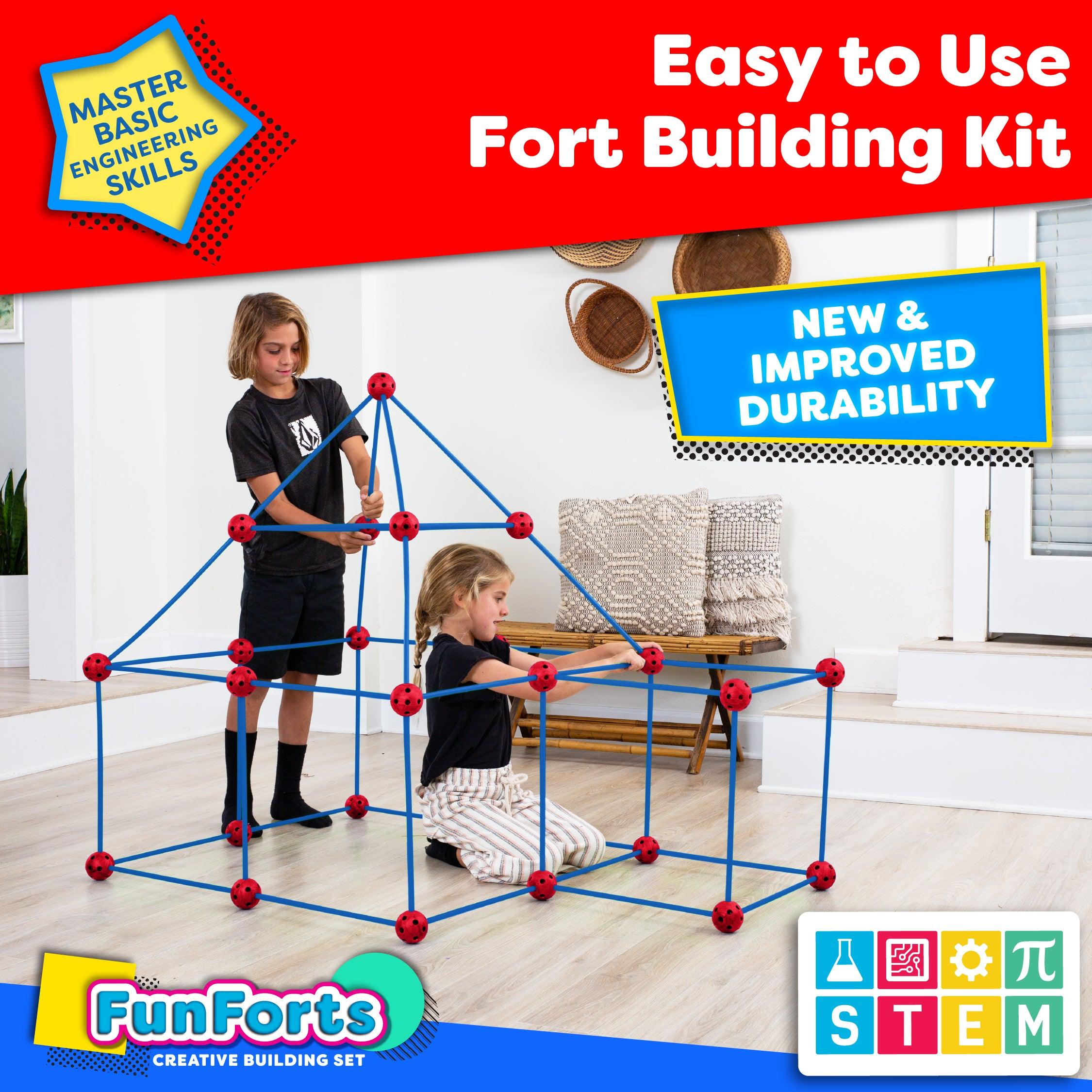 Fun Forts 2 Building Kit (81 pieces) - poweryourfun