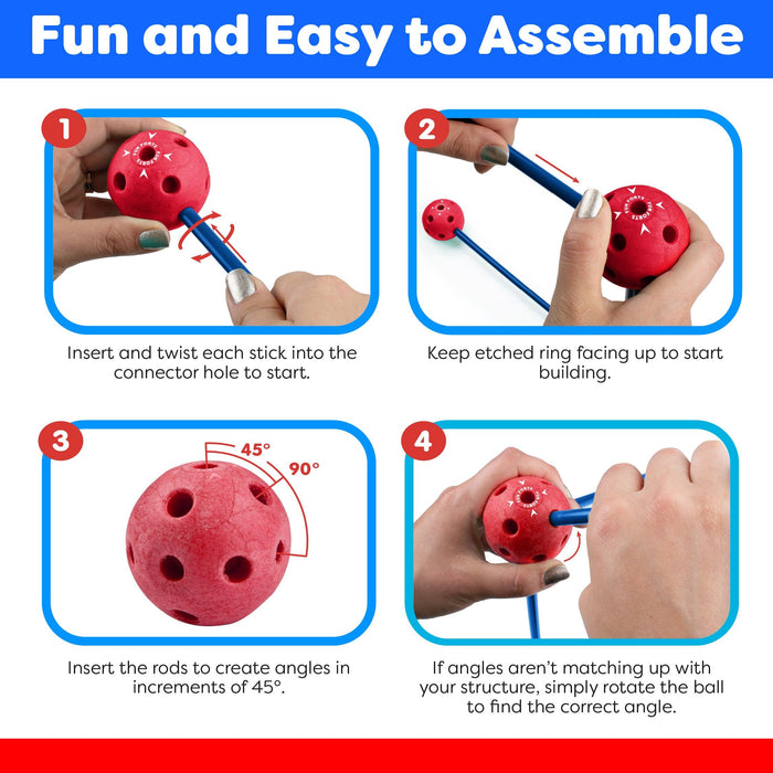 Fun Forts 2 Building Kit (81 pieces) - poweryourfun