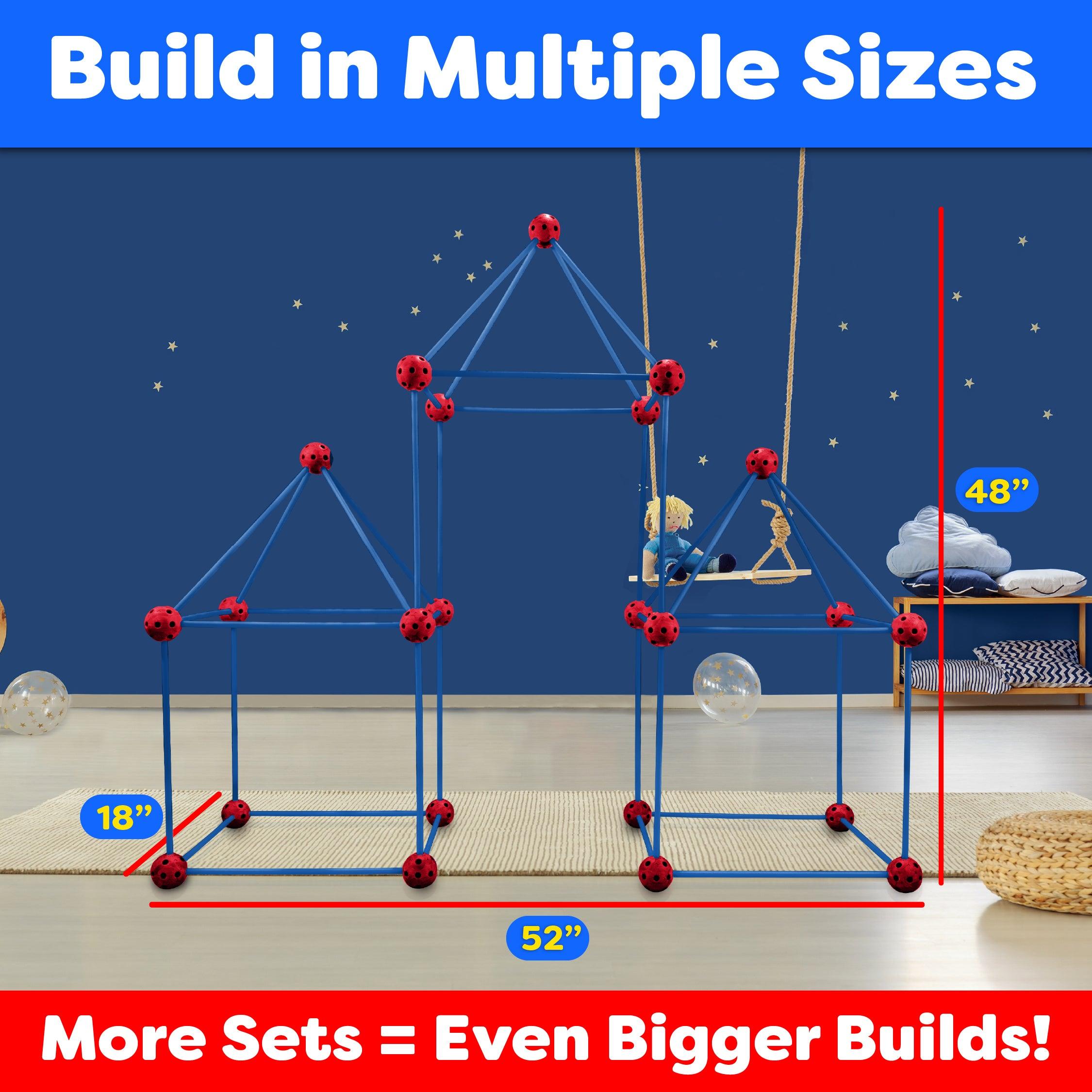 Fun Forts 2 Building Kit (81 pieces) - poweryourfun