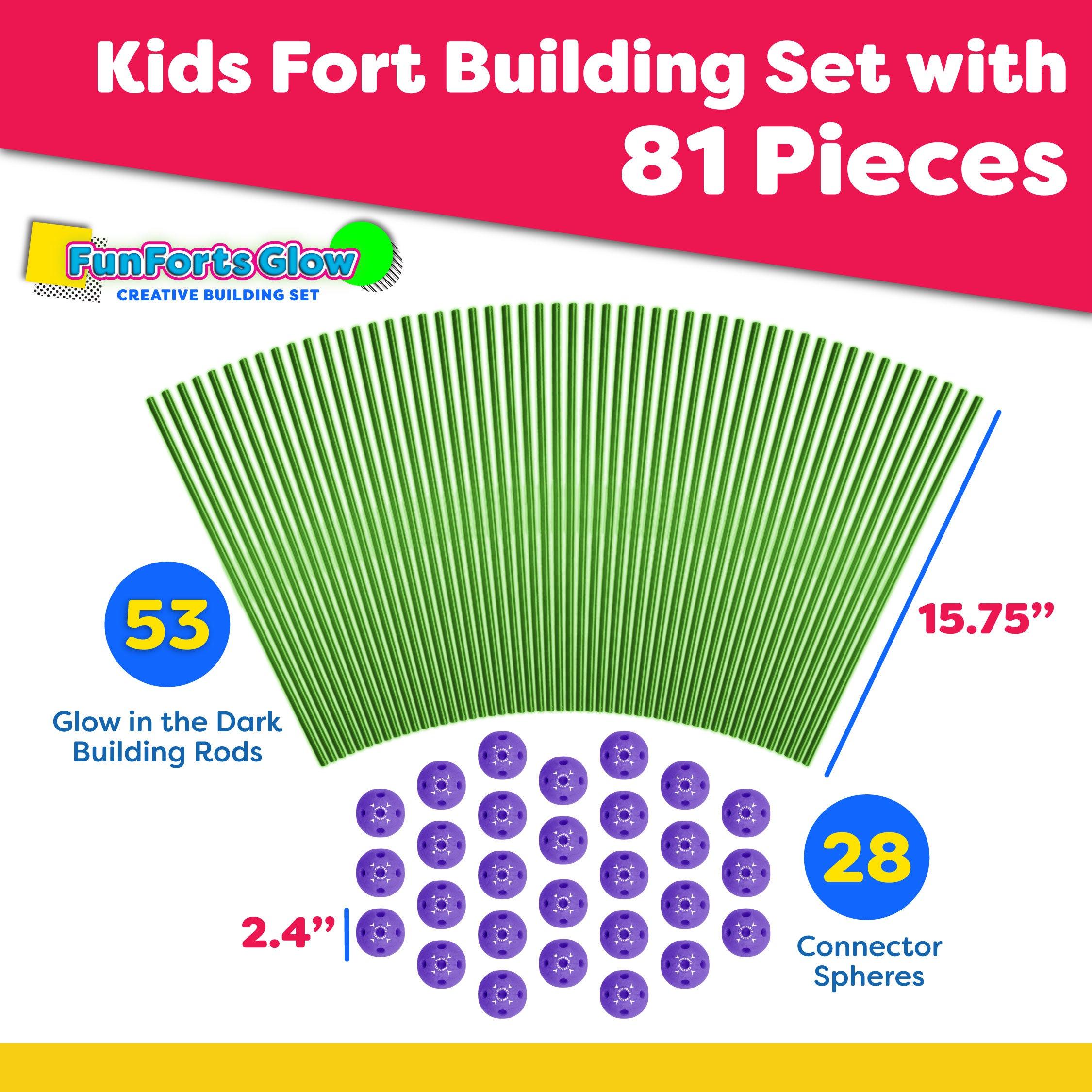 Fun Forts Glow in the Dark - poweryourfun