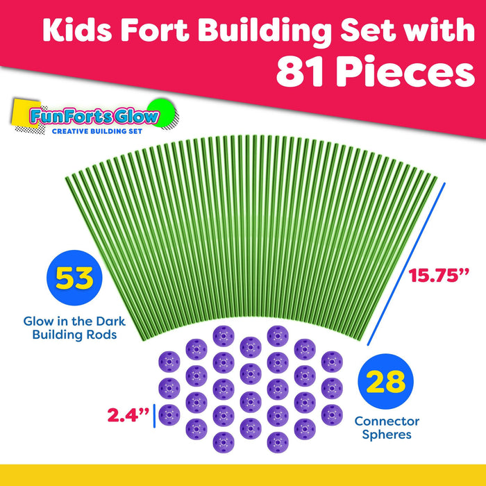 Fun Forts Glow in the Dark - poweryourfun