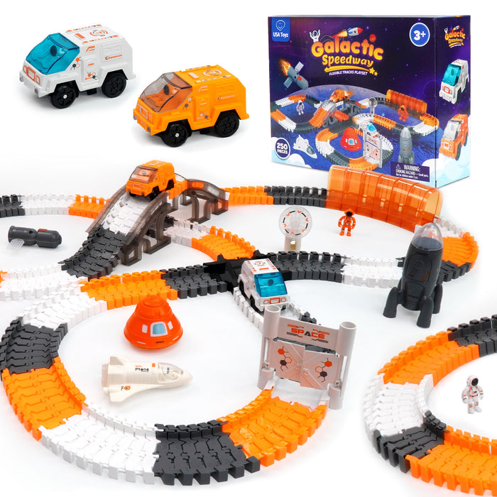 USA Toyz Galactic Race Tracks for Kids- 250pk