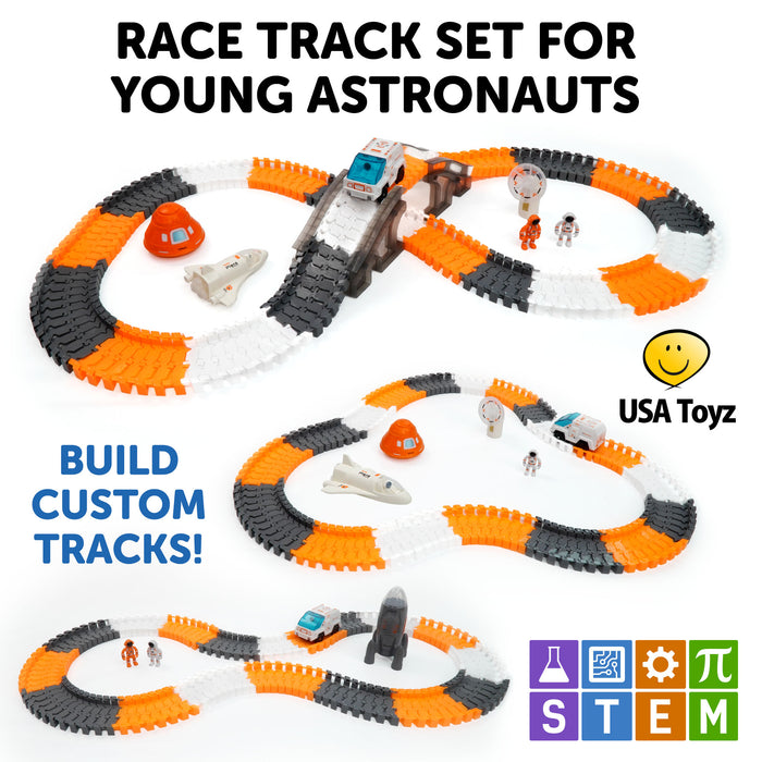 USA Toyz Galactic Race Tracks for Kids- 250pk