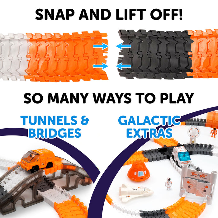USA Toyz Galactic Race Tracks for Kids- 250pk