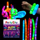 Party City LED Light Up Pop Tubes Bulk Party Favors - 24pk