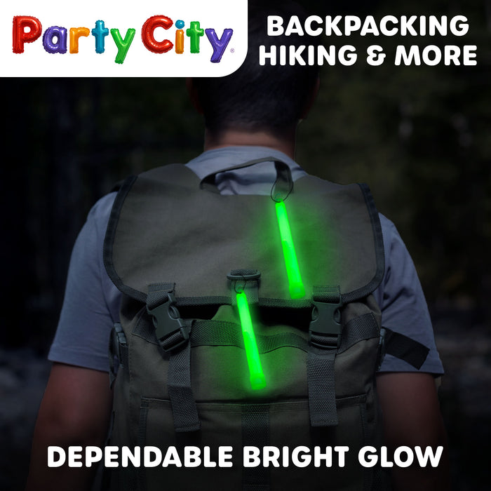 Party City 6" Glow Sticks Bulk Pack Green - 12pk