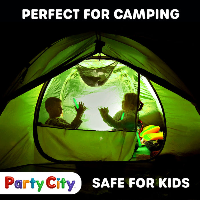 Party City 6" Glow Sticks Bulk Pack Green - 12pk