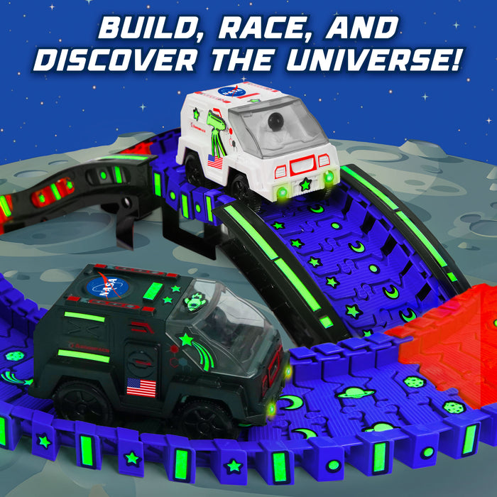 USA Toyz Lunar Loop NASA Space Tracks Playset 225 Pieces