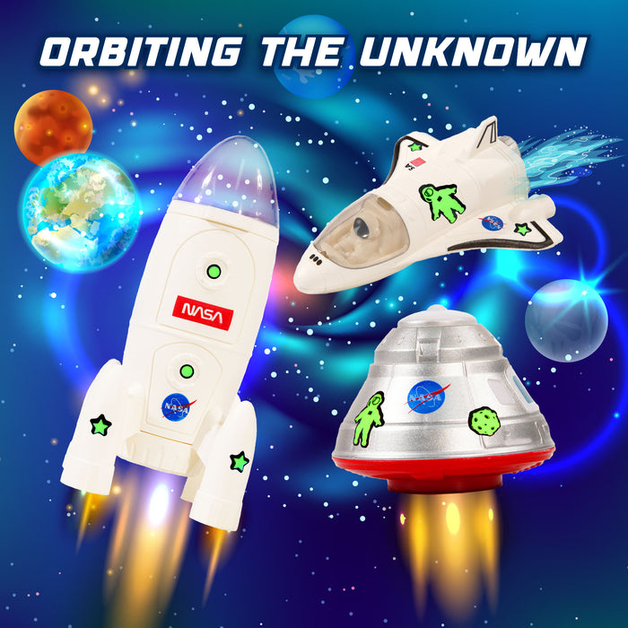 USA Toyz Lunar Loop NASA Space Tracks Playset 225 Pieces