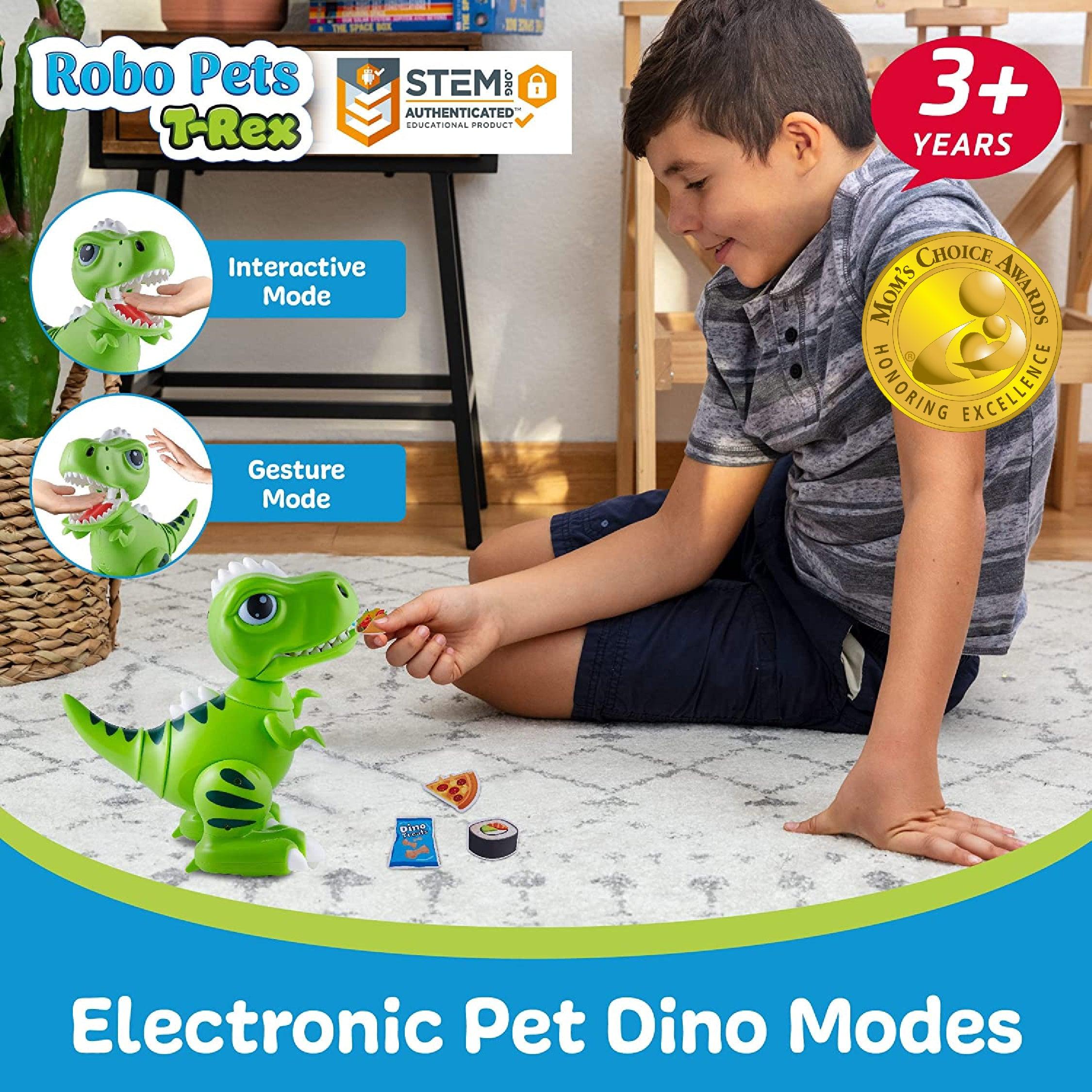 Power Your Fun Robo Pets T-Rex Remote Control Dinosaur Toy for Kids - poweryourfun