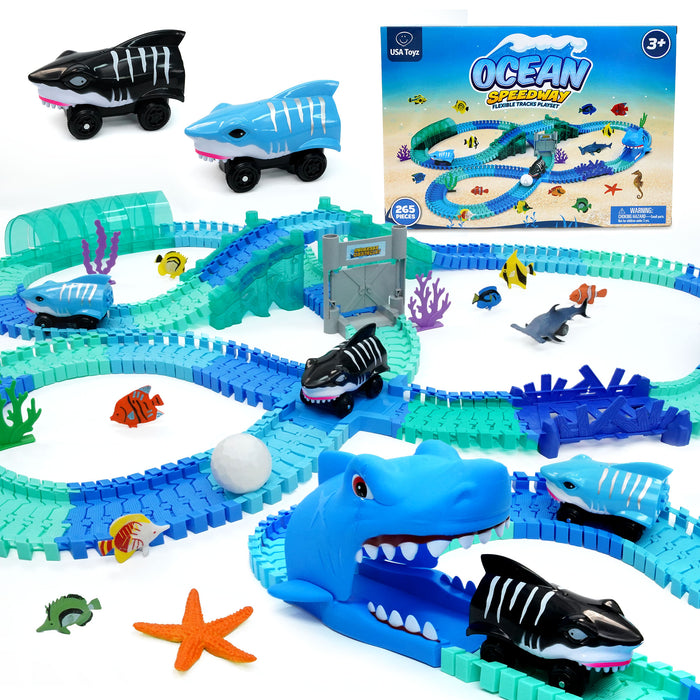 USA Toyz Ocean Race Tracks for Kids- 265pk