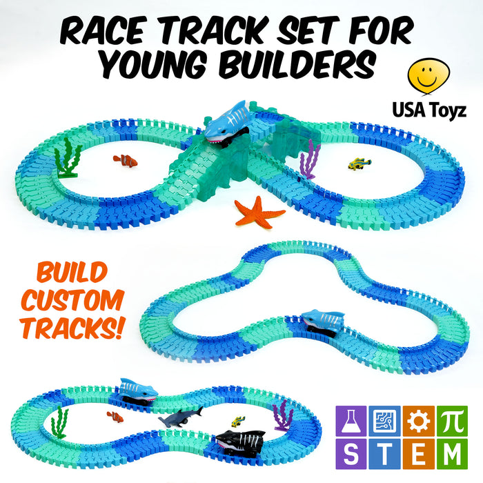 USA Toyz Ocean Race Tracks for Kids- 265pk