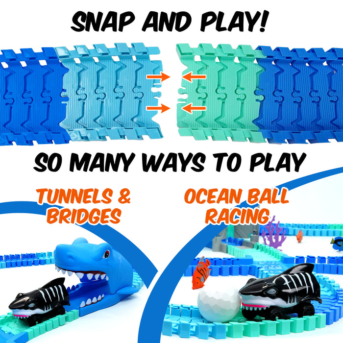 USA Toyz Ocean Race Tracks for Kids- 265pk