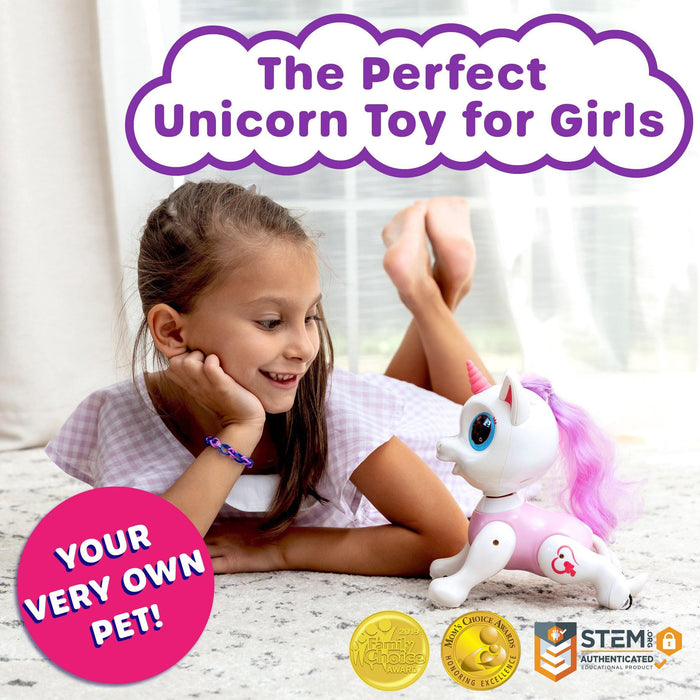 Robo Pets Unicorn Remote Control Toy - poweryourfun