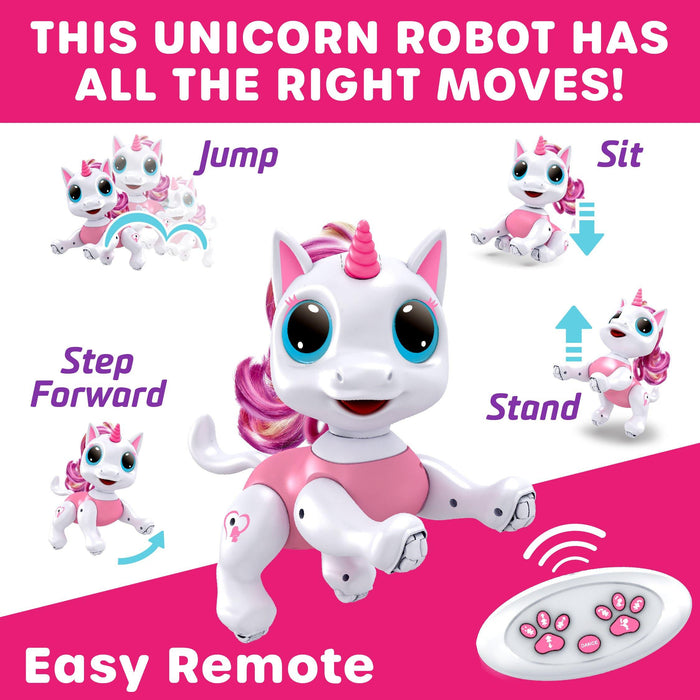 Robo Pets Unicorn Remote Control Toy - poweryourfun
