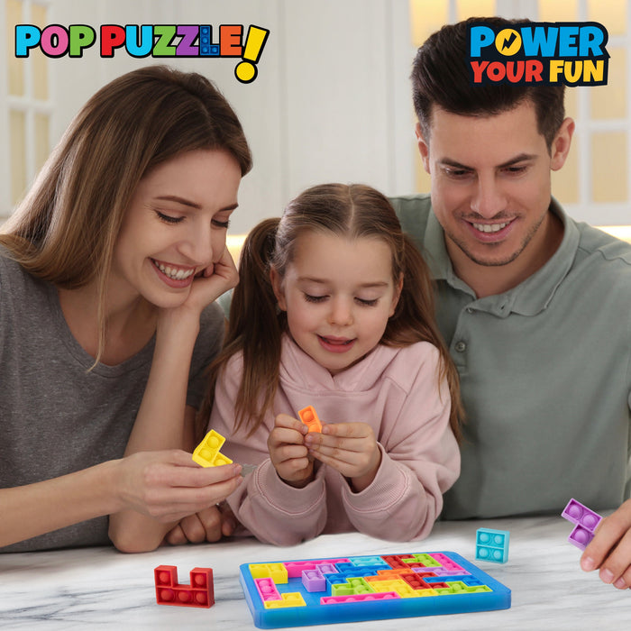 Power Your Fun 27pc Pop Puzzle Popper Fidget Game