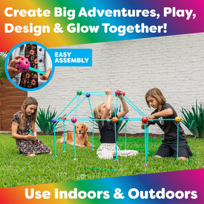 Power Your Fun Glow in the Dark Building Set - 90 Pieces