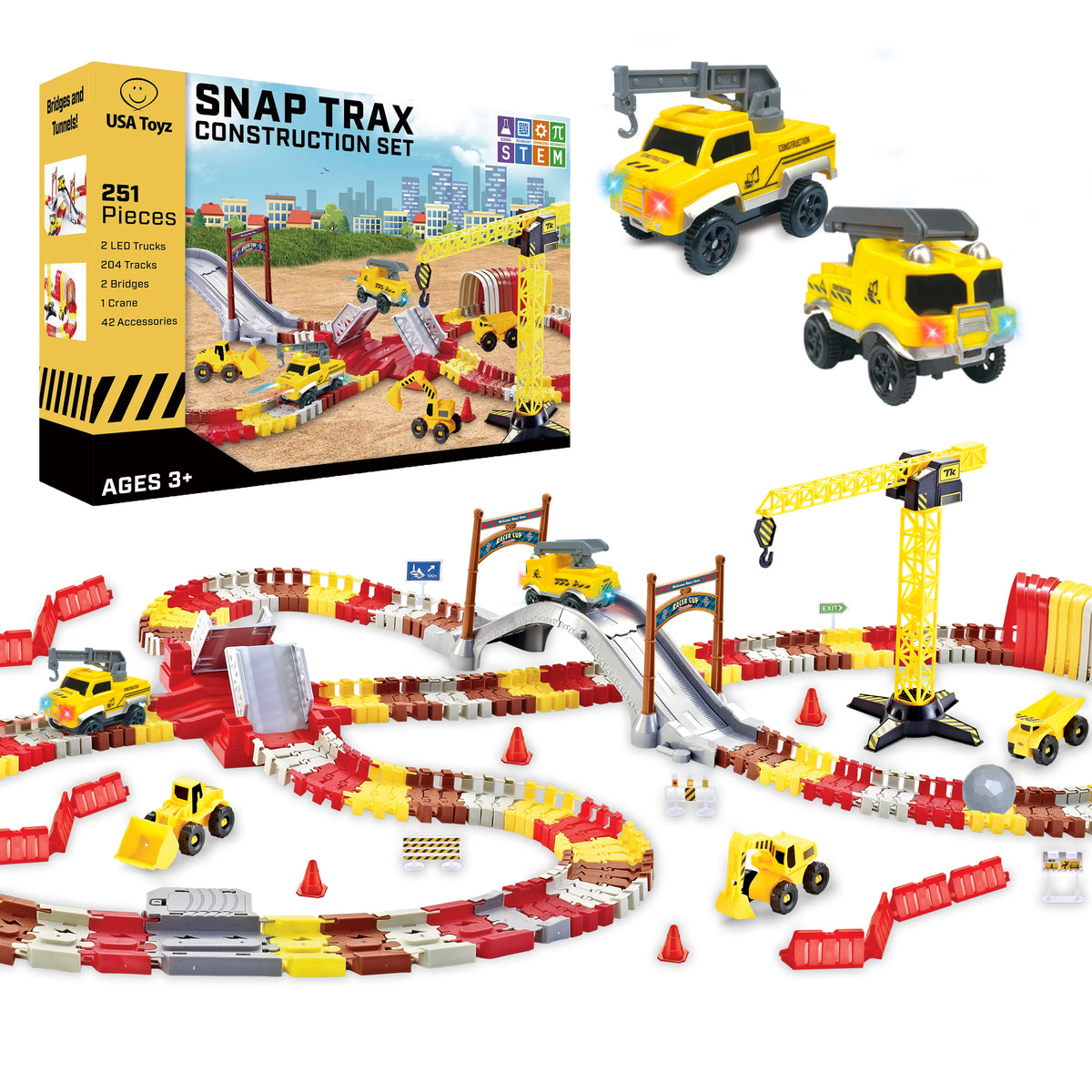 Snap Trax Construction Set — USA Toyz