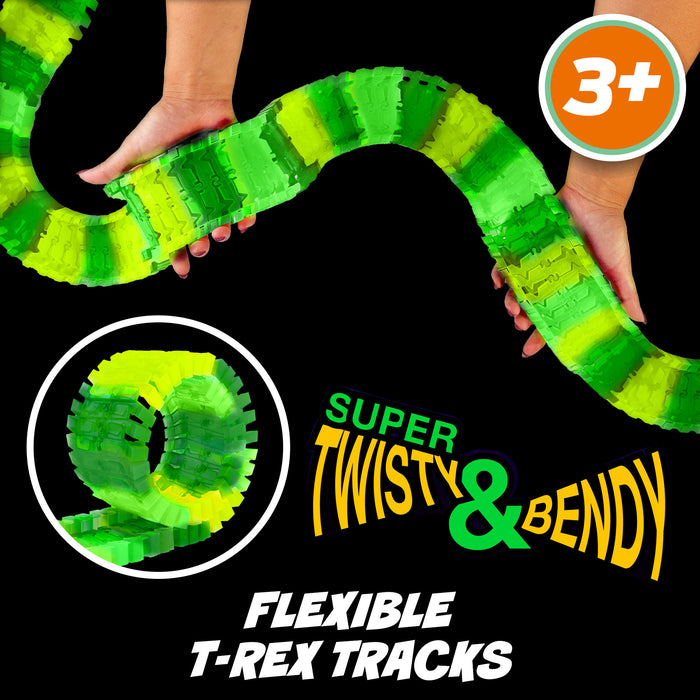 USA Toyz Dinosaur Race Tracks for Kids- 262pk