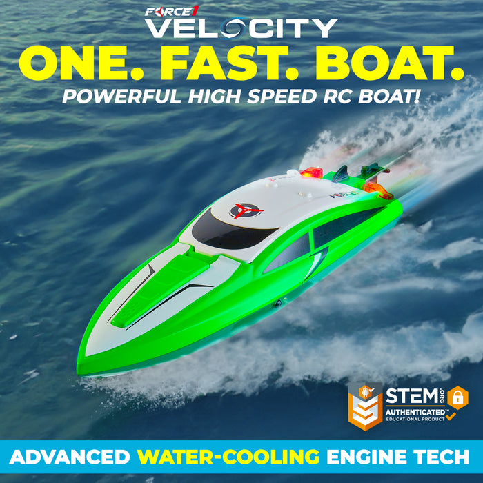 Small Velocity RC Boat (Green)