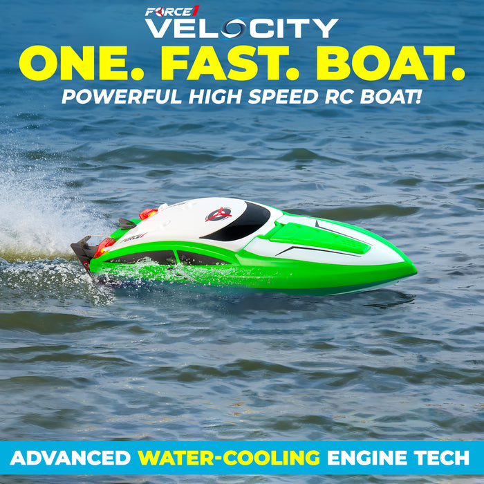 Small Velocity RC Boat (Green)
