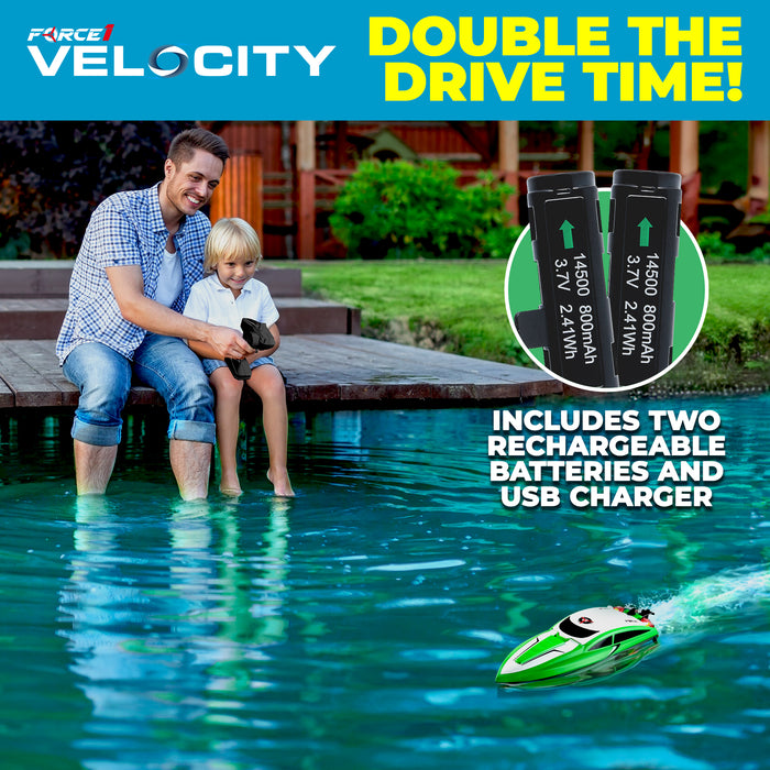 Small Velocity RC Boat (Green)