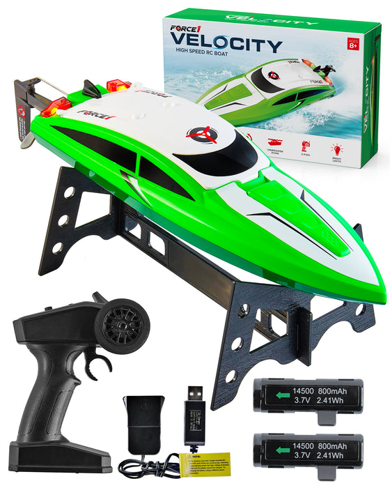 Small Velocity RC Boat (Green)