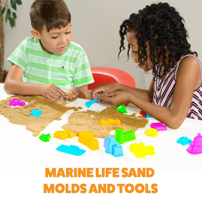 Sensory Sand Molds Kit (Sea) - USA Toyz