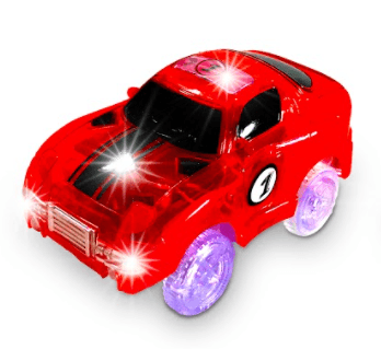 Glow Tracks Red LED Race Car - USA Toyz