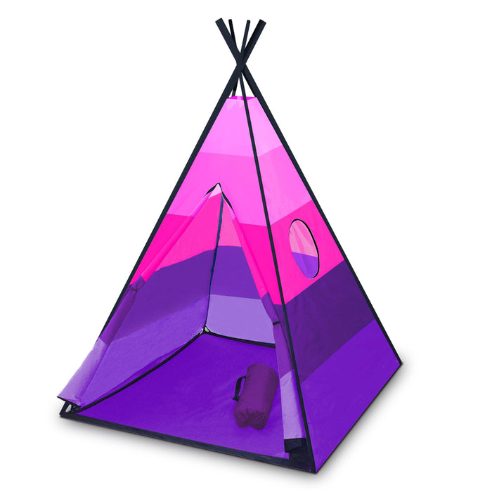 happy tents USA Toyz Happy Hut Teepee Tent for Kids - Pink