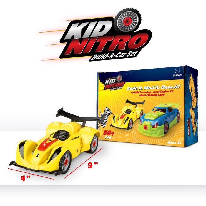 Kid Nitro Car Building Kit - USA Toyz