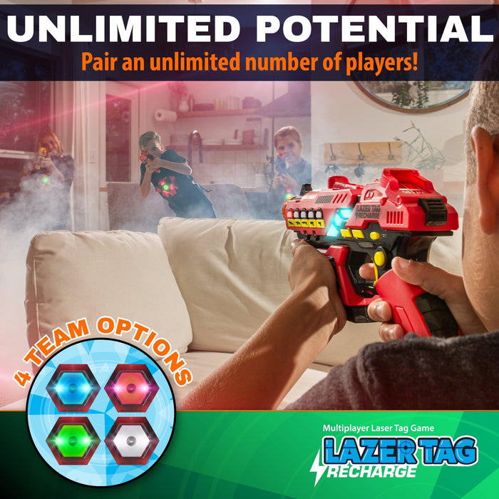 Laser Tag 4 Pack (Rechargeable) - USA Toyz