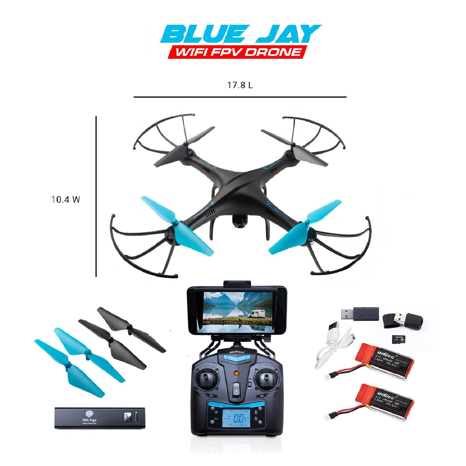 U45WF Blue Jay Drone - USA Toyz