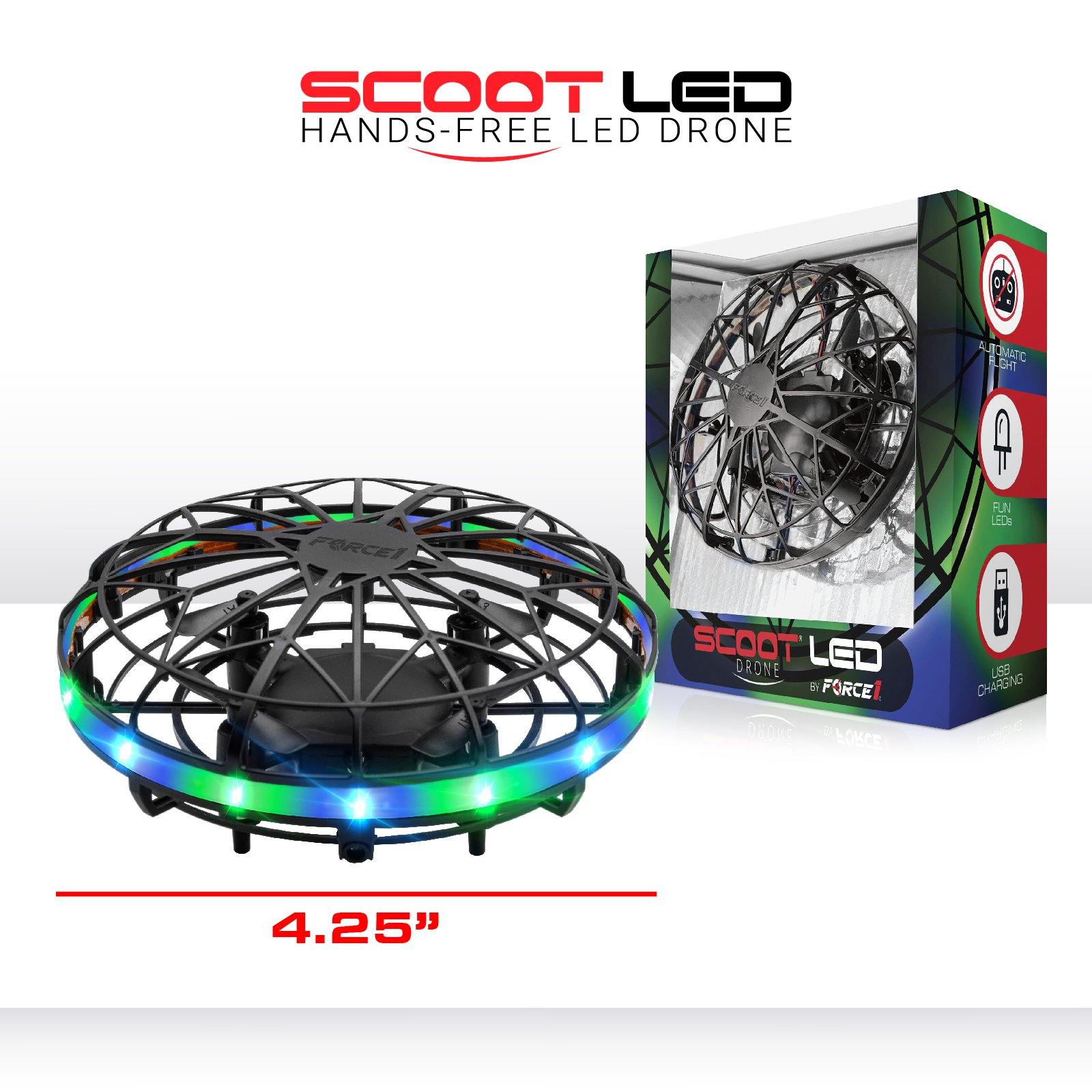 Scoot LED Hand Drone - USA Toyz